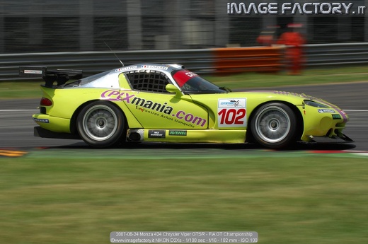 2007-06-24 Monza 424 Chrysler Viper GTSR - FIA GT Championship